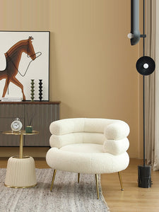 Arm Chairs Luxury Scandinavian Single Sessel Designer Creative Wool Leisure Chairs