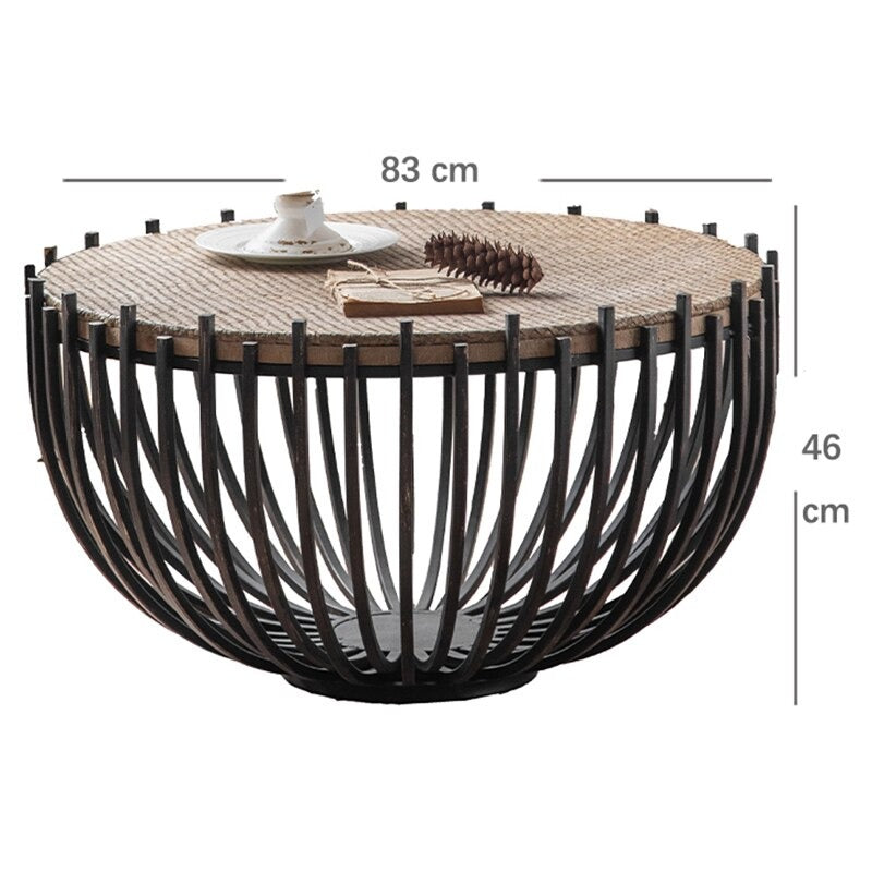 Coffee Table Nordic Wrought Iron Living Room Couchtisch Side Tisch Retro Small Round Tables