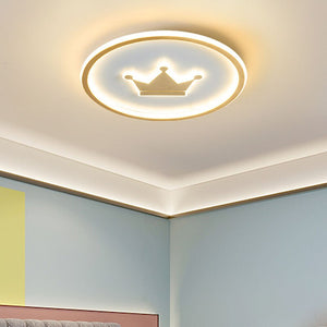 Ceiling Light Warm Lighting Fixture Creative Crown Indoor Modern Led Ceiling Lights