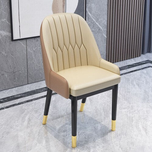Round Chair Simple and Light Nordic Dining Chair Home Armchair Stool Desk Furniture