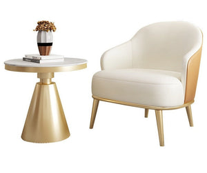 Coffee Table Set Nordic Leather Living Room Sessel Modern Minimalist Luxury Couchtisch Set Slate Set