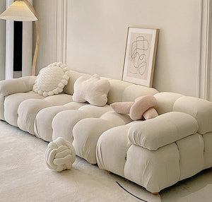 Sofa Set Living Room Furniture Modern Couches for Living Room French Sofa Combination Lamb Velvet Sofa Bed