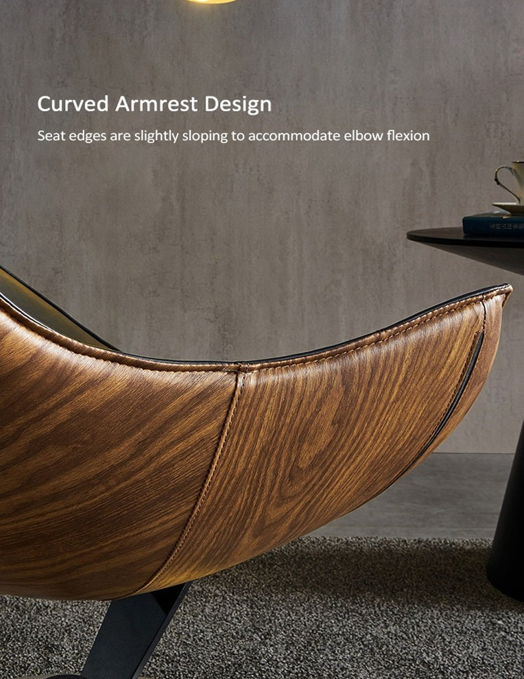Club Chair Nordic Leather Living Room Modern Minimalist Designer Club Chairs