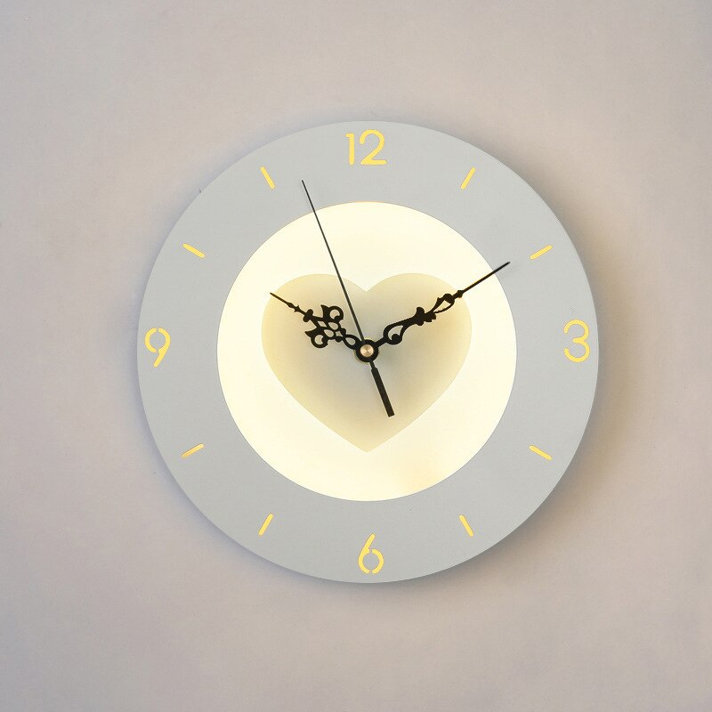 Wall Lamp LED Creative Clock Lighting Interior Wall Lights