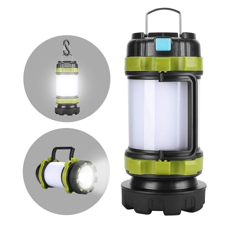 Portable LED Camping Tent Light USB Rechargeable Waterproof