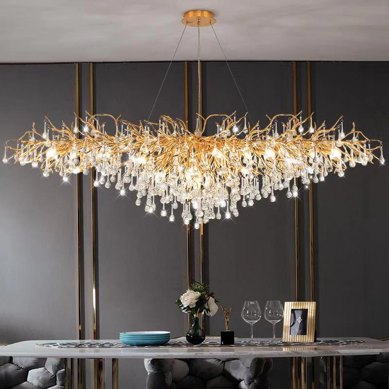 Crystal Chandelier Lighting // Dining Living Room Lights