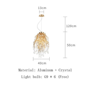 Crystal Chandelier Lighting // Dining Living Room Lights